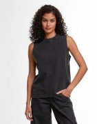 Dames T-Shirt Build Your Brand Vintage Washed Sleeveless Tee